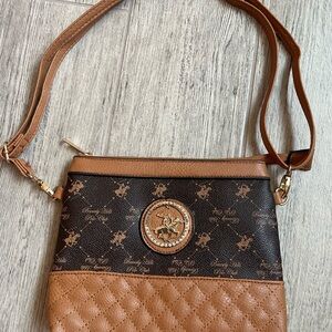 Beverly Hills Polo Club Brown Crossbody Bag